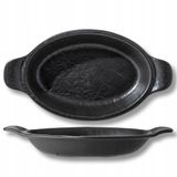 SOCOMIMI Wilmax Ovale Porseleinen Ovenschaal Zwart 28x16cm 500ml
