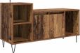 vidaXL meuble TV, 100 x 35 x 55 cm, bois recyclé, panneaux de particules