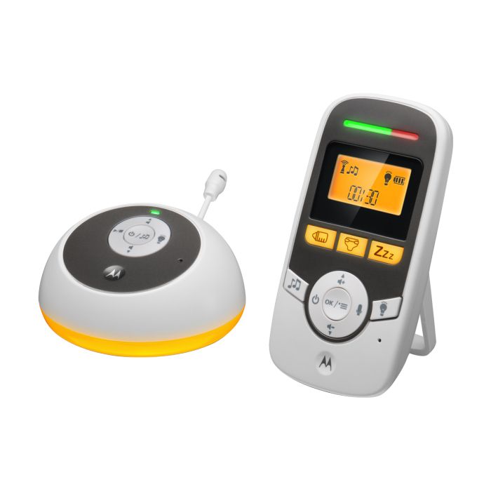 Motorola MBP161TIMER - DECT Babyfoon - 300m Bereik - Terugspreekfunctie - Slaapliedjes - Temperatuurweergave