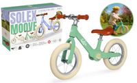 MGM JOUET - Loopfiets - Solex - 119353 - Vrijloopwielen - Groen - Max 30 Kg - Metaal - 12 Inch - Kinderfiets Zonder Pedalen - Cadeau - Verjaardag - Balans - Vanaf 2 tot 6 Jaar
