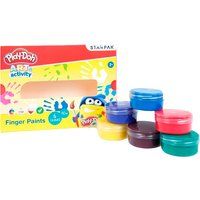 Play-Doh vingerverf - 6 stuks