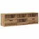 VidaXL meuble TV 150x33,5x45 cm bois d'ingénierie couleur chêne artisanal