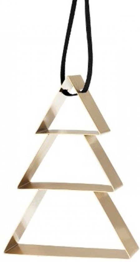 Stelton Figura Ornament kerstboom large goud