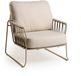 Tierra Outdoor Rivera Loungestoel - Champagne