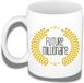Bellatio Decorations Cadeau koffie/thee mok - collega / baas - Future Millionaire - wit - 300 ml - keramiek