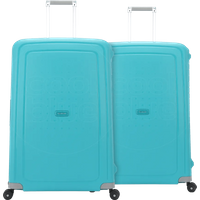Samsonite S'Cure Spinner 81cm Duo Pack Aqua Blue