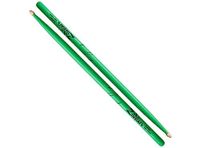 Zildjian 5ACWDGG 5A hout neon drumsticks - groen