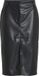 VILA VIDAGMAR HW MIDI COATED SKIRT NOOS Dames Rokken Zwart XL