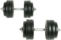 vidaXL 18-delige halterset 30 kg