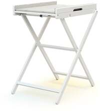 AT4 Inklapbare luiertafel ESSENTIEL met aankleedkussen wit