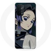 Maniacase Etui voor Oppo A74 5G Anime Demon Slayer Shinobu Kocho Kimetsu no Yaiba