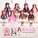 Princess Livre de déguisement magnétique avec autocollants 3D pour enfants 3-6 ans, Rose