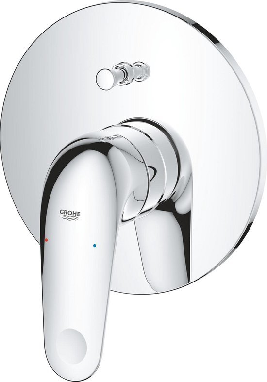 GROHE QuickFix Swift eengreeps bad-/douchemengkraan - Opbouwset voor verborgen installatie - Met inbouwdeel - Chroom