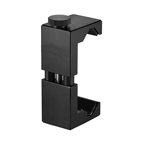 JXE Metalen Smartphone Statief Klem Bevestiging Aluminium Universele Houder Adapter voor Apple iPhone 8/X & iPhone 8 Plus Sumsang Android Smartphones
