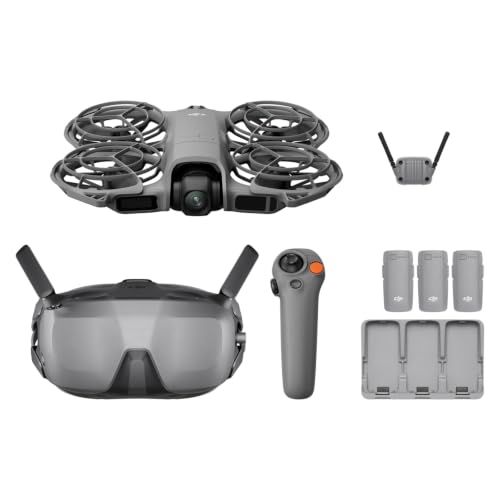 DJI Neo 2 Motion Fly More Combo met RC Motion 3 en Goggles N3, stabiele transmissie met digitale zendontvanger, 4K-drone voor beginners, FPV-vliegen, 3 batterijen