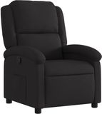 vidaXL Fauteuil - Verstelbaar - Stof - Zwart