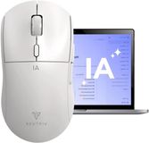 Merkloos / Sans marque AI Muis - Voice Recorder Muis - Productiviteit Verhogend - Ingebouwde Microfoon - Wit