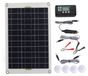 Ensemble de panneaux solaires 50W, 30A, 12V/24V, monocristallin, portable