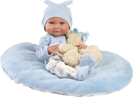 Llorens Nico Babypop Jongen - 40 cm - Vinyl - 3+ jaar