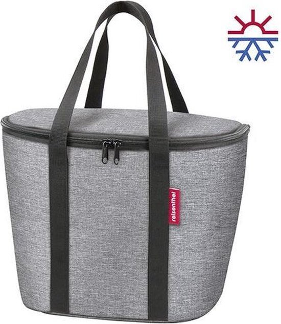 KlickFix ISO Basket Bag, twist silver