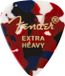 Fender 351 Shape Classic Picks - Confetti Celluloid Plectrums - Extra Zwaar - 12 Stuks