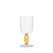 Ichendorf Milano Bloom Wine Glass, 35 cl, Amber, Borosilicate Glass, Handmade