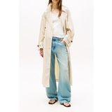 Tommy Hilfiger Trench Long Nylon Oversize Newsprint