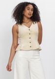EDITED Vada Vest Blazers Dames - Creme - Maat 36