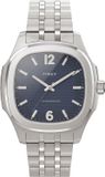 Timex Marquee Quartz Analoog Horloge Zilverkleurig Kast Gemaakt Van 100% Roestvrij Staal En Een Band Van 100% Roestvrij Staal 41 TW2Y91400AJ, TW2Y91500AJ