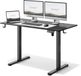 SENSE7 NOJO - Zit Sta Bureau - Elektrisch Verstelbaar - 120 x 60 cm - Computerbureau - Gamingbureau - Elektrische Hoogteverstelling - Geheugenfunctie - Hoofdtelefoonhouder - Kabelopbergsysteem - Zwart
