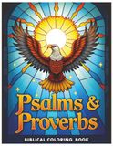 Bible Stained Glass Coloring Book: Psalms & Proverbs