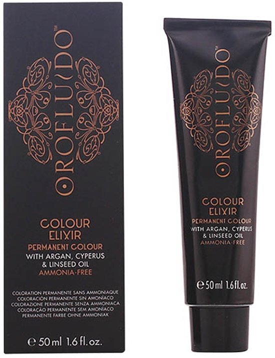 Orofluido colour elixr permanent colour 735 medium amber blonde 50ml Een Hairandbeautyonline.com product