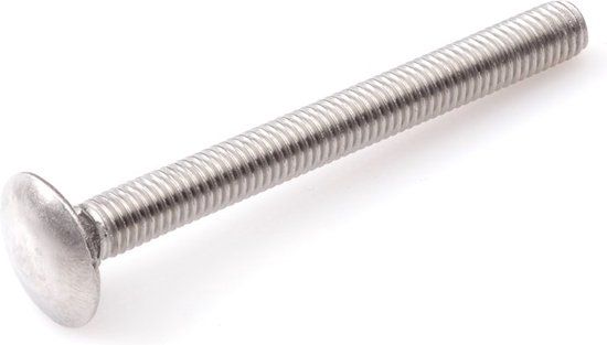 Hoenderdaal Fasteners Hoenderdaal Slotbout M5 x 40 mm RVS DIN603 (100 stuks)