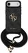 Coque arrière - iPhone 17 Air - Zwart - Luxe monogram - Inclusief koord voor handsfree gebruik