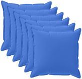 vidaXL - Kussensloop - 6 stuks - Koninklijk Blauw - 40 x 40 cm - Polyester