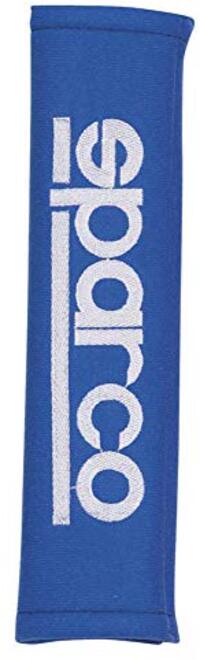 Sparco Gordelhoezen GT - Blauw + Logo - 2 stuks