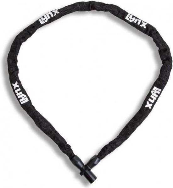 Lynx Kettingslot - Gehard Staal - Auto-Click Systeem - 100 cm - Zwart