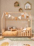 VERTBAUDET Kinderbed CABANE 70x140 hout