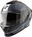 Bogotto Phantom Combo Carbon Integraalhelm Zwart Wit Blauw