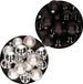 Kerstversiering kunststof kerstballen kleuren mix zwart/ zilver 4 en 6 cm pakket van 80x stuks