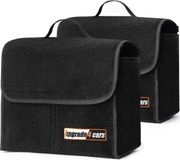 Upgrade4cars 2 x auto kofferbaktas van vilt | auto kofferbak organizer voor gereedschap en auto-onderhoud | kleine vilten tas met optionele klittenband bevestiging