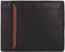 Fossil Huntington Bifold With Flip ID Black Zwart