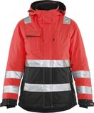 Blaklader Dames Winterjas High Vis 4872-1987 - High Vis Rood/Zwart - XXL