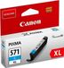 CANON CLI-571C XL inktpatroon, cyaan, hoge capaciteit