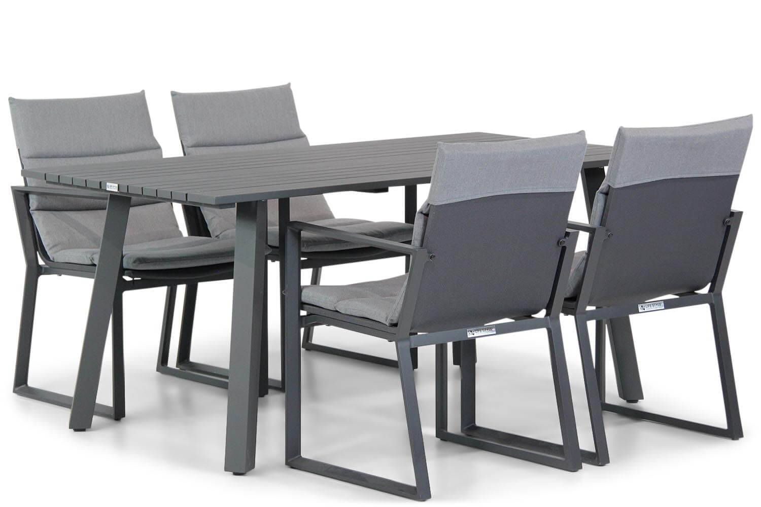 Lifestyle Garden Furniture Treviso/Villagio 170 cm dining tuinset 5-delig