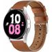 Strap-it Samsung Bracelet cuir Samsung Galaxy Watch 5 44mm (serré marron)