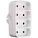 Quadriplite Zenitech - Huiselijke haspel 3x2P+T + 2xUSB - 7m - Wit
