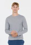 ENDURANCE Abdon Langarmshirt Heren Lichtgrijs-gemêleerd M
