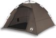 vidaXL Tent - 4-persoons - Snelontgrendeling - Bruin