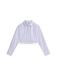 TOMMY HILFIGER Blouse lichtblauw / lichtgrijs / zwart / wit